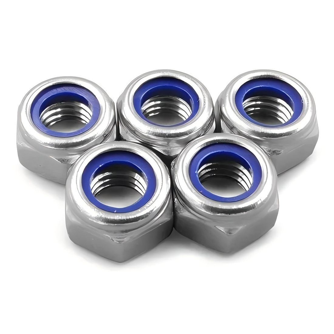DIN 982 Torque Hex tebal Hex tebal dengan kepala Insert Non-Metallic (Oval), Bahagian Perhimpunan Kereta