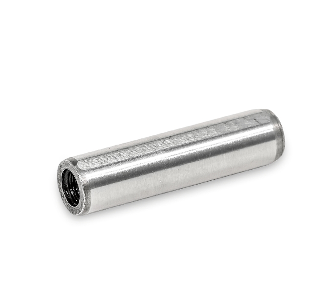 Pin selari dengan benang dalaman DIN 7979 ISO 8735 Silinder Spindle Dowel Pin untuk Pengikat Bahagian Auto