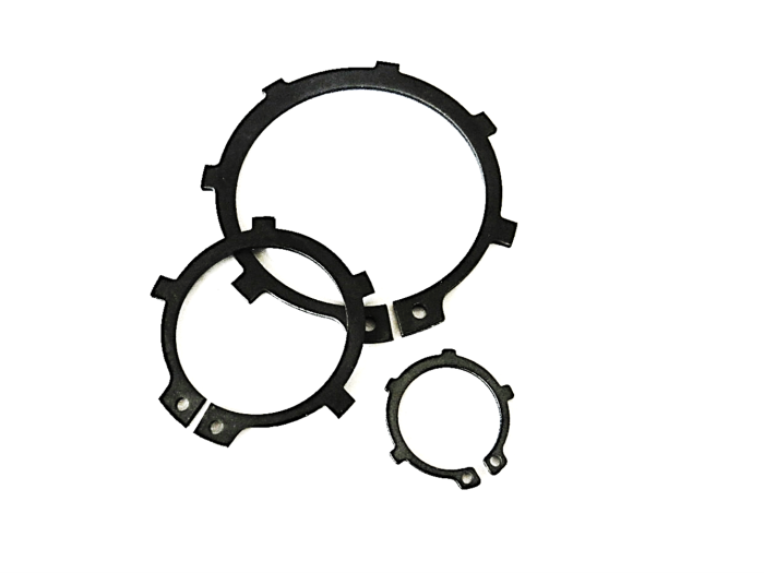 Menahan cincin dengan lugs untuk aci DIN 983 DIN 471 GB /T 894 Pengikat Automotif Tidak Bertulung
